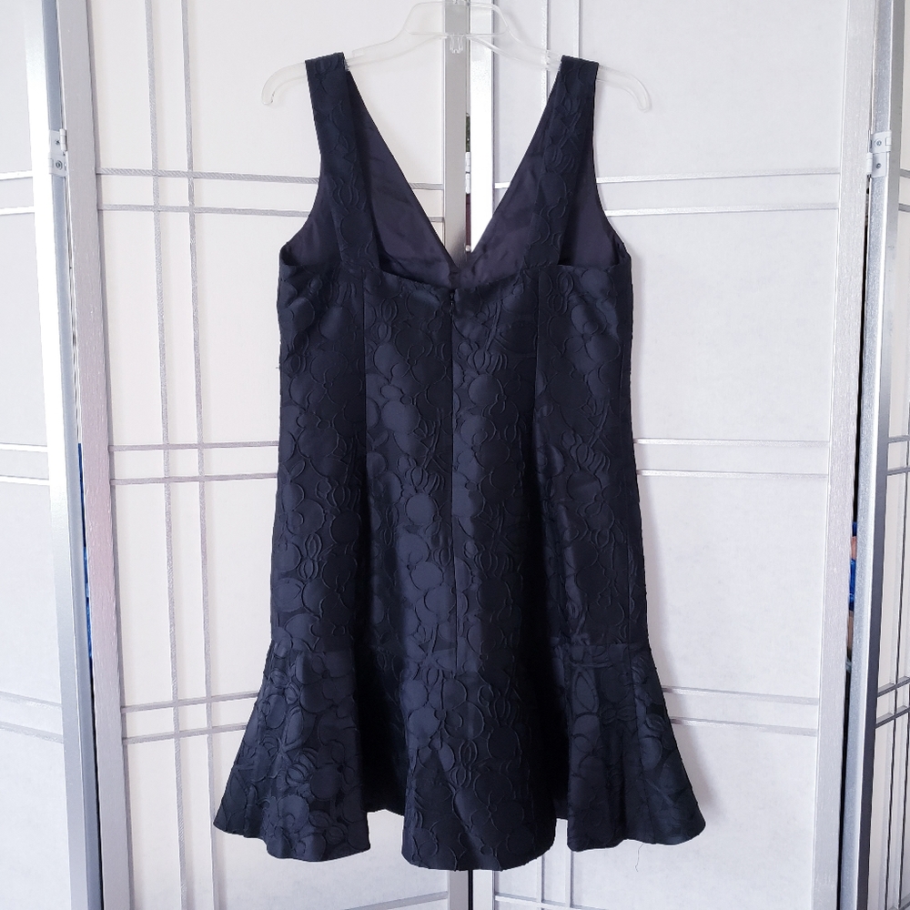 💙J.Crew NEW! black floral design dress 🤍Size 4 - Picture 7 of 16